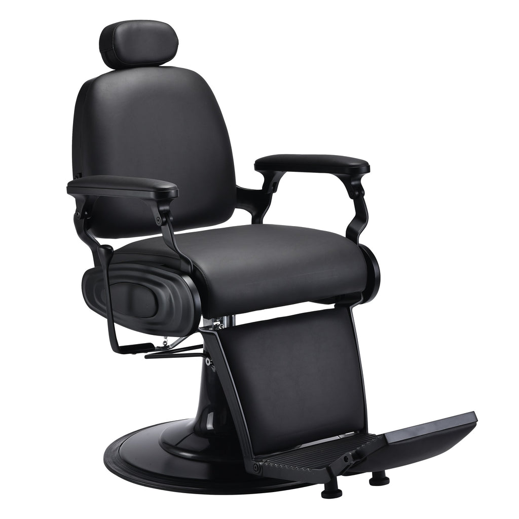 Professional Barber Chair A075B - Reclining - view 2