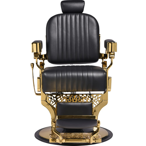 Luxury Gold Barber Chair A093G - Vintage Style - view 1