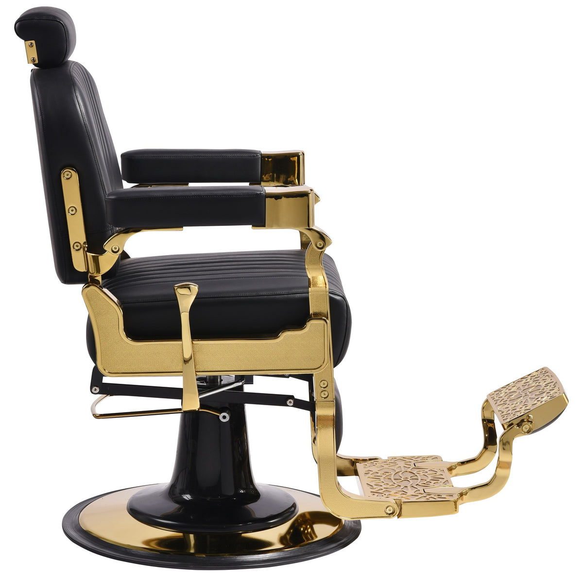 Luxury Gold Barber Chair A093G - Vintage Style - view 7