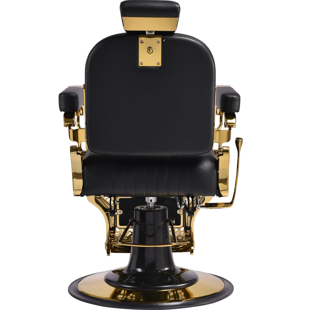 Luxury Gold Barber Chair A093G - Vintage Style - view 8